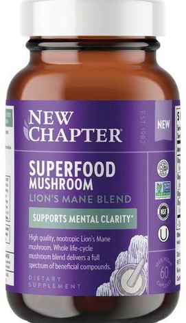 New Chapter Superfood Mushroom Lions Mane 60 vc
