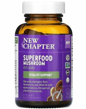 New Chapter Superfood Mushroom Reishi 60 vc