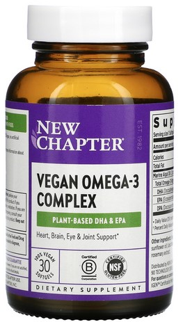 New Chapter Vegan Omega 3 Complex 30 t