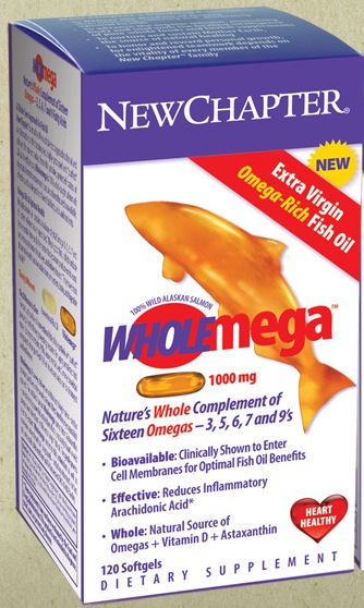 New Chapter Wholemega  Whole Fish Oil 120 sg