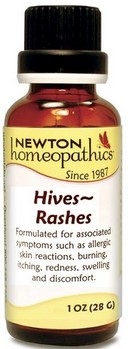 Newton Homeopathics Hives Rashes Pellets 1 oz
