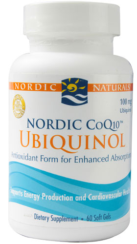 Nordic Naturals - Nordic CoQ10 Ubiquinol -- 100 mg - 60 Softgels