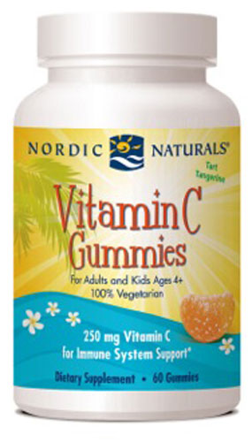 Nordic Naturals - Vitamin C Gummies Tart Tangerine 250 mg 60 Gummies