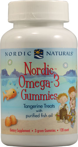 Nordic Naturals - Omega-3 gummies Tangerine 120ct