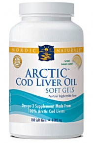 Nordic Naturals - Arctic Cod Liver Oil - Capsules 180 Soft Gels