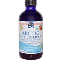 Nordic Naturals - Arctic Cod Liver Oil Peach Flavor 8 oz