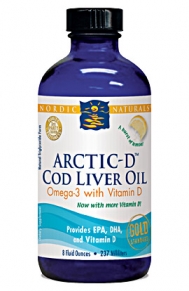 Nordic Naturals - Arctic-D Cod Liver Oil - lemon 8 ounce