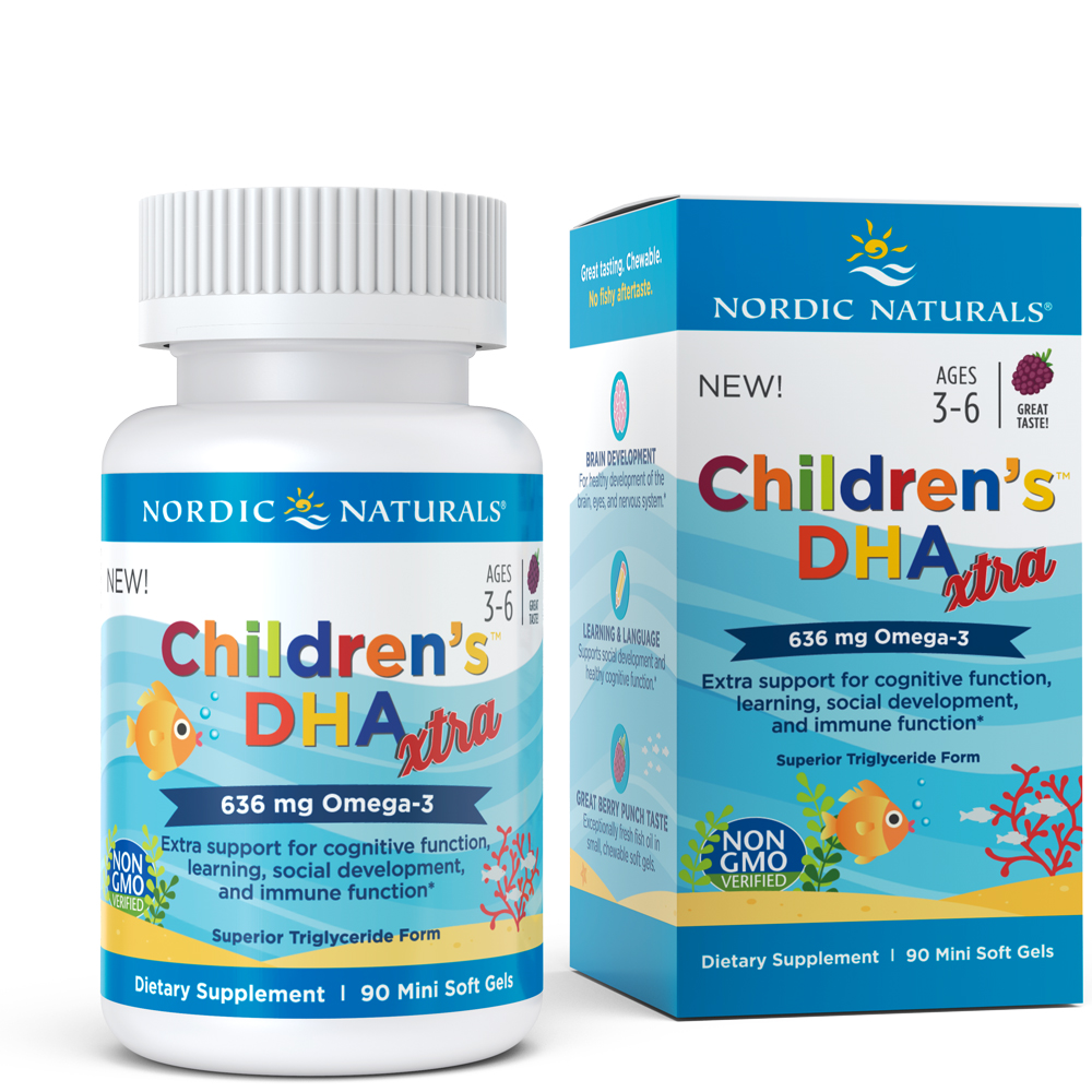 Nordic Naturals - Children's DHA Xtra -berry punch 90 capsule