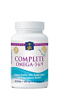 Nordic Naturals - Complete Omega 3.6.9 - Lemon 180 SoftGels
