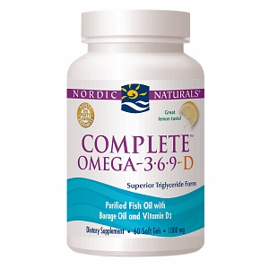 Nordic Naturals - Complete Omega-D3  lemon 60 Count
