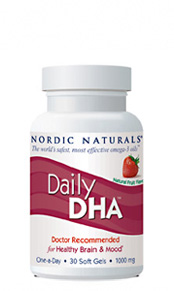 Nordic Naturals - Daily DHA Strawberry 30 Softgels