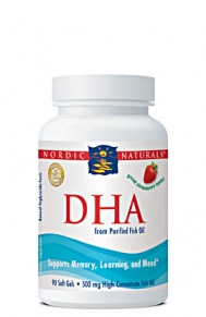 Nordic Naturals - DHA Formula - strawberry 180 Soft Gels