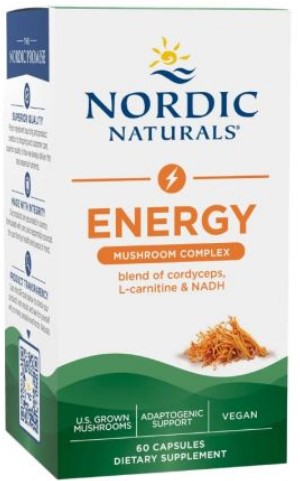 Nordic Naturals - Energy Mushroom Complex - Unflavored 60 Ct