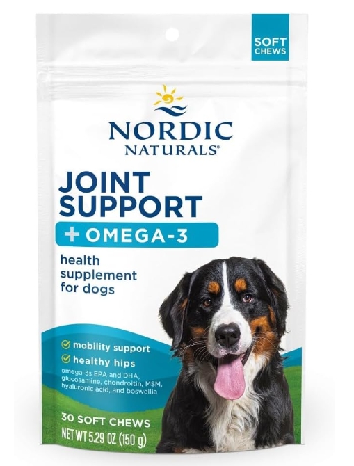 Nordic Naturals - Joint Support + Omega 3 Pet Soft Chews 30 ct