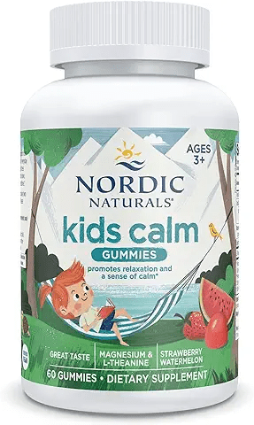 Nordic Naturals - Kids Calm Gummies Strawberry Watermelon Flavor 60 Gummies 