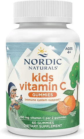 Nordic Naturals - Kids Vitamin C Gummies Tangerine Flavor 60 Gummies