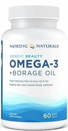 Nordic Naturals - Nordic Beauty Omega-3 + Borage Oil - Lemon 60 Ct
