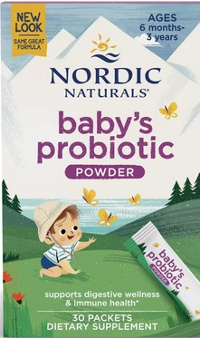 Nordic Naturals - Nordic Flora Baby's Probiotic Powder - Unflavored 30 Pk