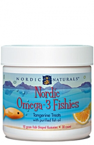Nordic Naturals - Nordic Omega-3 Fishies 30 Tangerine Gummies