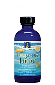 Nordic Naturals - Omega 3-6-9 Jr. - lemon 4 ounce