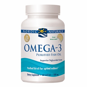 Nordic Naturals - Omega-3  lemon 60 Count