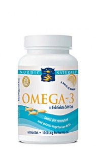 Nordic Naturals - Omega-3 w/Fish Gels - lemon 60 Soft Gels