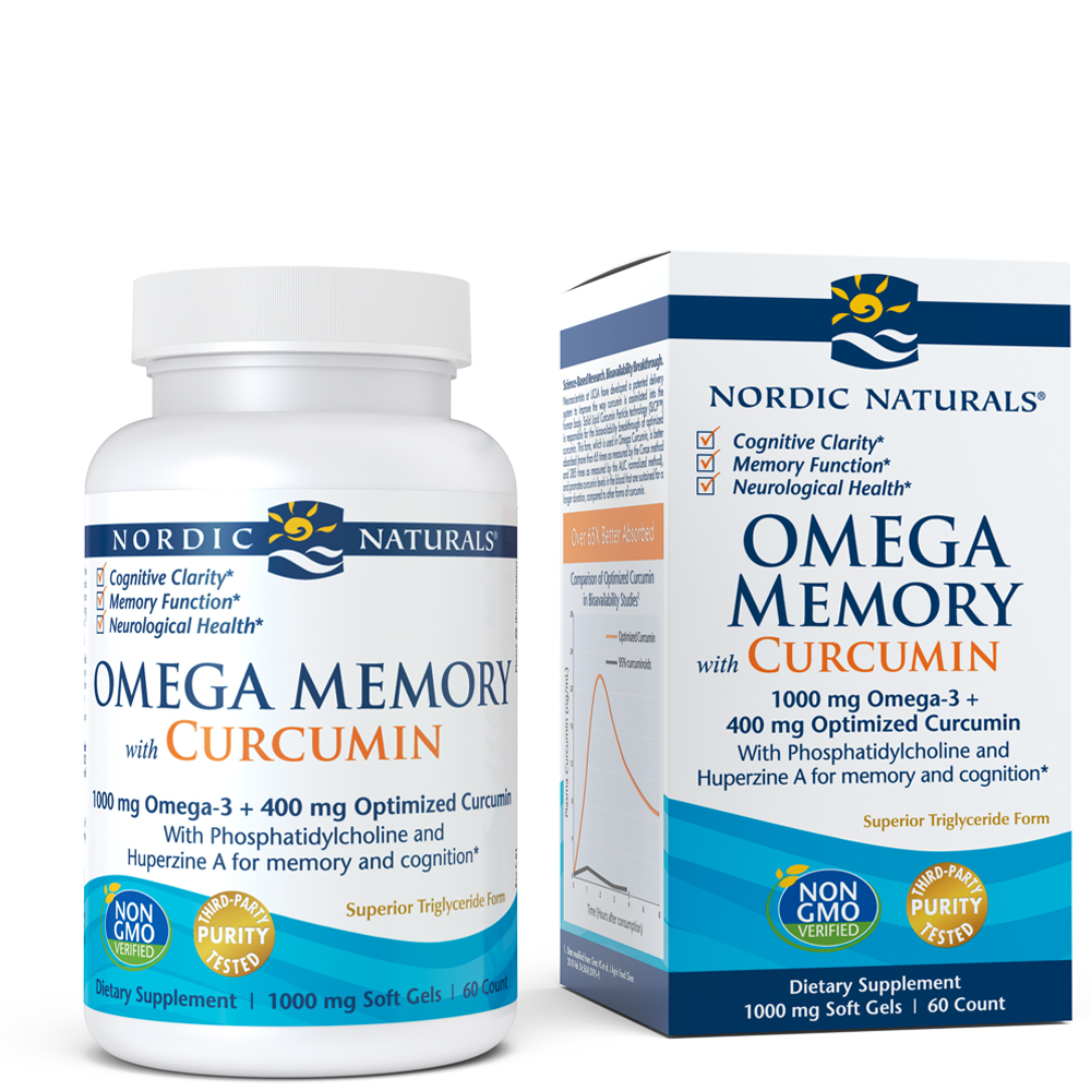 Nordic Naturals - Omega Memory  unflavored 60 Count