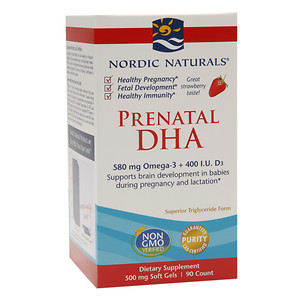 Nordic Naturals - Prenatal DHA - strawberry 90 Count