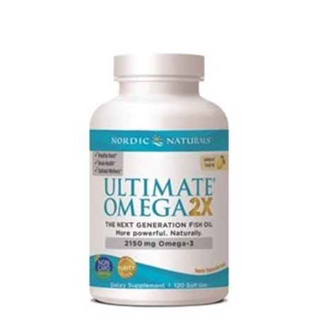 Nordic Naturals - Ultimate Omega 2x - lemon 120 Count