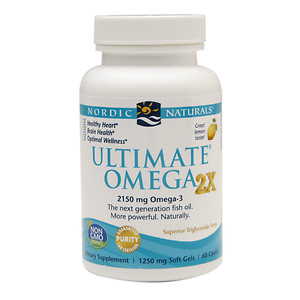 Nordic Naturals - Ultimate Omega 2x - lemon 60 Count