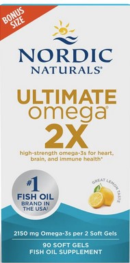 Nordic Naturals - Ultimate Omega 2X - Lemon 90 Ct