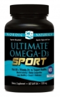 Nordic Naturals - Ultimate Omega-D3 Sport 60 Softgels