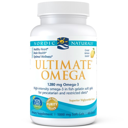 Nordic Naturals - Ultimate Omega Fish Gels  lemon 60 Count