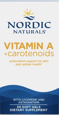 Nordic Naturals - Vitamin A + Carotenoids - Unflavored 30 Ct