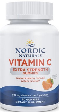 Nordic Naturals - Vitamin C Extra Strength Gummies - Tangerine 60 Ct