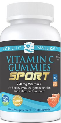 Nordic Naturals - Vitamin C Gummies Sport - Tangerine 120 Ct