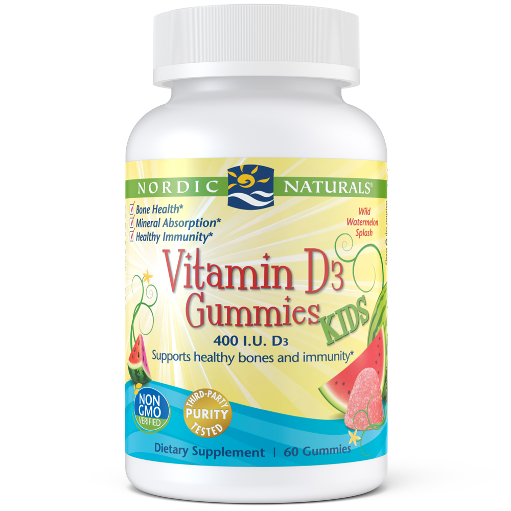 Nordic Naturals - Vitamin D3 Gummies KIDS  watermelon 60 Countummy