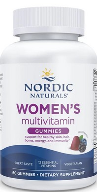 Nordic Naturals - Women's Multivitamin Gummies - Mixed Berry 60 Ct