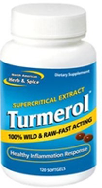 North American Herb & Spice Turmerol 120 softgels