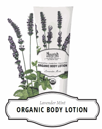 Nourish - Body Lotion,Og2,Lavender Mint 8 Oz