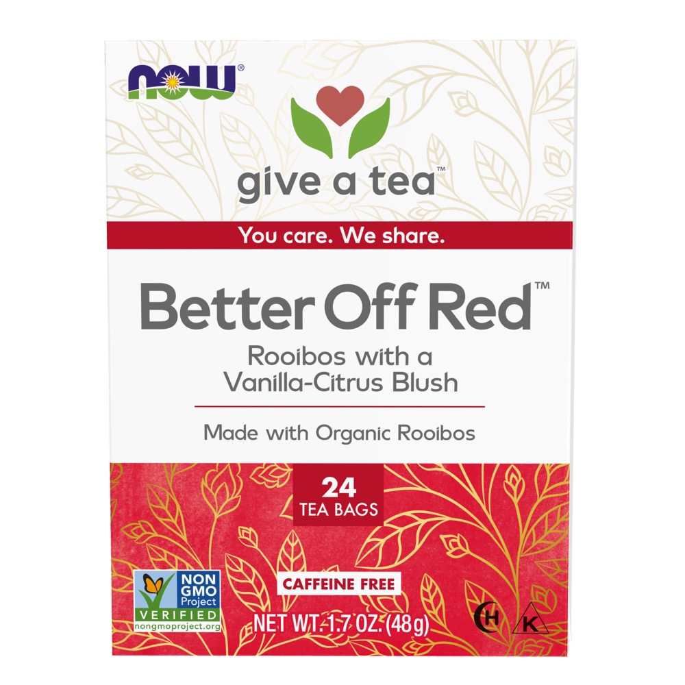 Now Foods - Better Off Red Rooibos Tea 24 Tea Bags