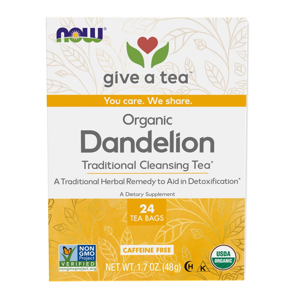Now Foods - Dandelion Cleansing Herbal Tea 24 Tea Bags 