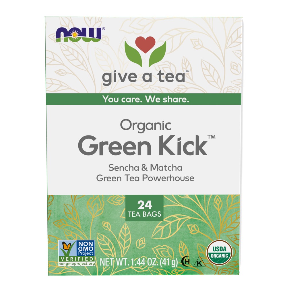 Now Foods - Green Kick Tea 24 Bags