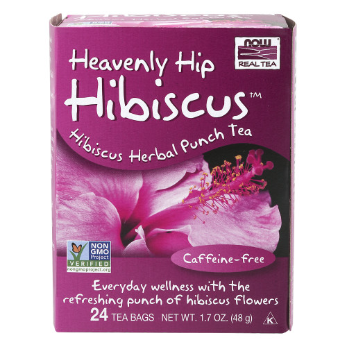 Now Foods - Heavenly Hip Hibiscus Tea 24 Tea Bags-UNAVAILABLE