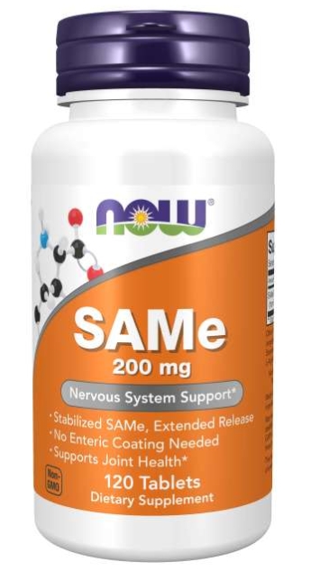 Now Vitamins - SAMe 200mg 120 tabs