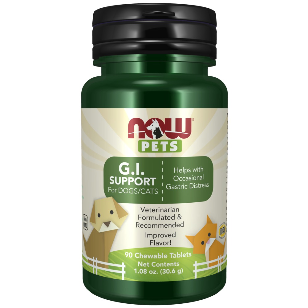 Now Vitamins - Pets G.I. Support 90 Chewable Tablets