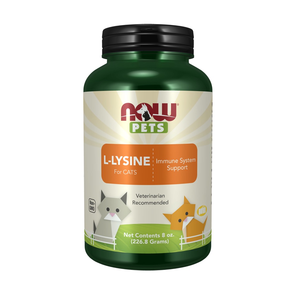 Now Vitamins - Pets L-Lysine for Cats 8 oz.