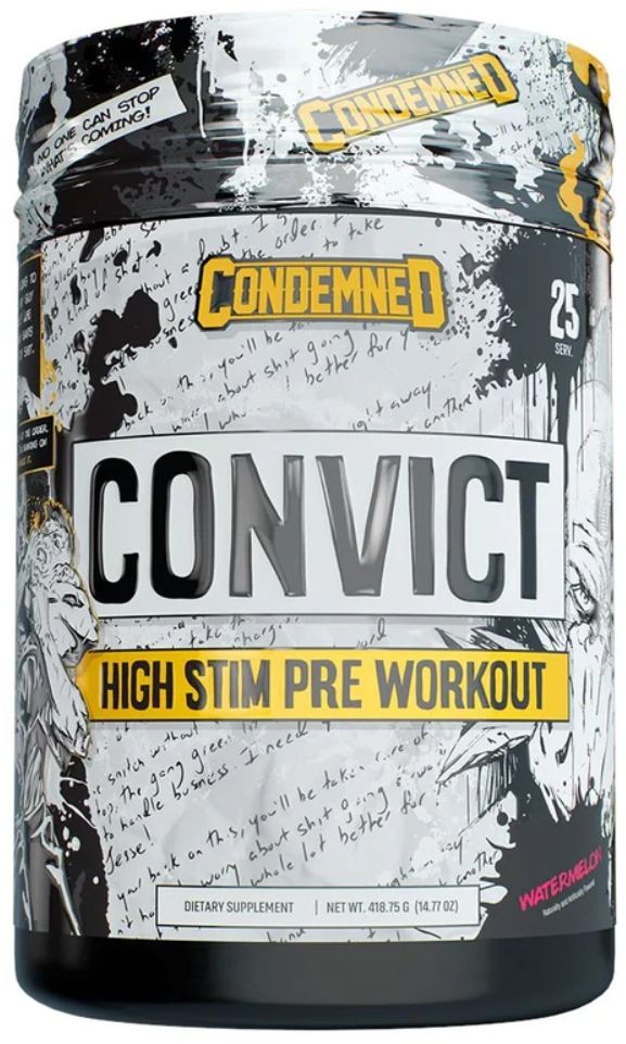 CONDEMNED LABZ - Convict High Stim Pre 50 Servings 300g Watermelon Candy