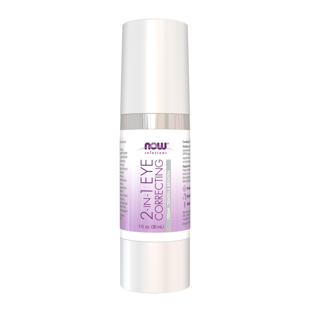 Now Vitamins - 2 in 1 Correcting Eye Cream 1 oz
