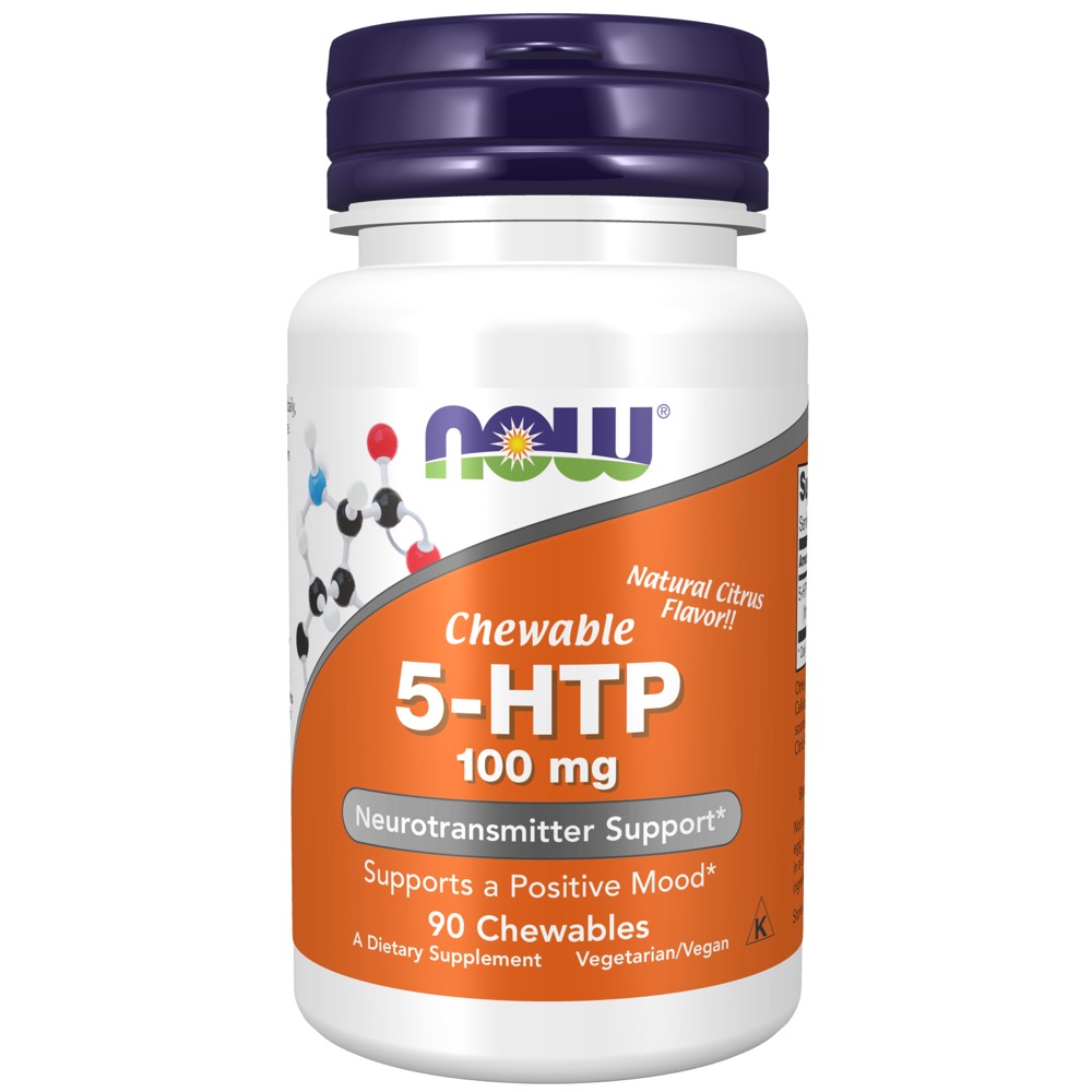 Now Vitamins - 5-HTP 100 mg 90 Chewables
